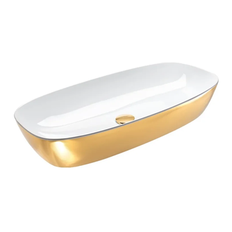 Раковина накладная на столешницу Catalano Gold & Silver 80 х 40 см (180APGRLXBO) фото 1 Aquada.com.ua
