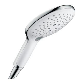 Лейка для душа Hansgrohe Raindance Select S EcoSmart 150 (цвет - хром/белый), 3 вида струи (28588400) фото 1 Aquada.com.ua