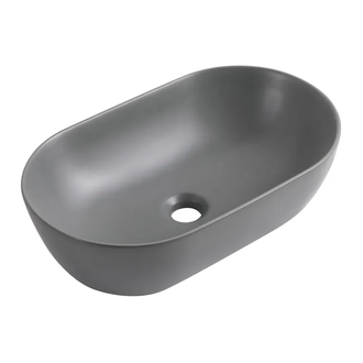 MIXXUS PREMIUM Ellipse-0109 Умывальник накладной 50х30 см, графит (MP6653)