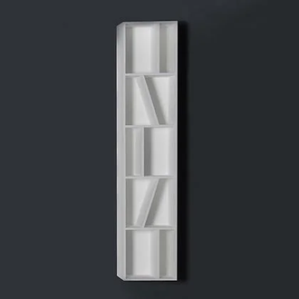 VOLLE Пенал 30*20*145см подвесной открытый каменный Solid surface (18-40-427) фото 1 Aquada.com.ua