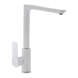 MIXXUS PREMIUM Eva 017 Змішувач для кухні, білий (MI5810)