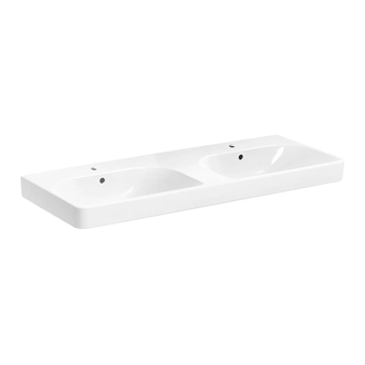 Двойная раковина Geberit Smyle Square 120 х 48 х h16,5 см (500.223.01.1) фото 1 Aquada.com.ua