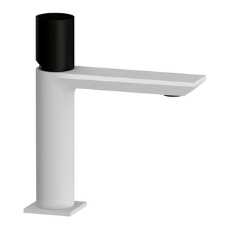 Змішувач для умивальника Mariani 5th Avenue design AV7, білий матовий / чорний матовий (380AV7.BN) (380 DESIGN.BN AV7)