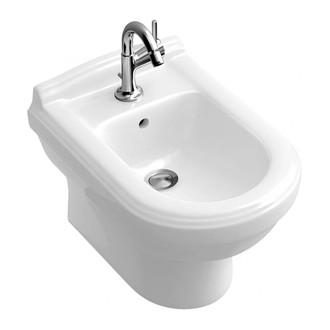 Биде подвесное Villeroy & Boch Hommage (белый star white С+) (7441B0R2) фото 1 Aquada.com.ua