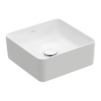 Раковина накладная на столешницу 38 х 38 см Villeroy & Boch Collaro (альпийский белый) (4A213801) фото 1 Aquada.com.ua