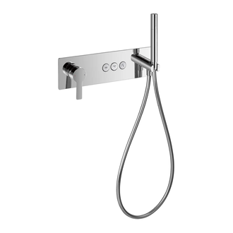 IMPRESE SMART CLICK смеситель для душа скрытый монтаж, 3 режима + ручной душ (ZMK101901203) фото 1 Aquada.com.ua