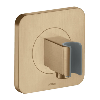 Тримач душу Axor з кутовим приєднанням, Brushed Bronze (36724140)