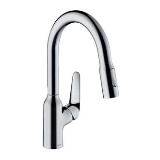 Змішувач для кухні Hansgrohe Focus M429-H180 з висувним виливом, хром (71801000)