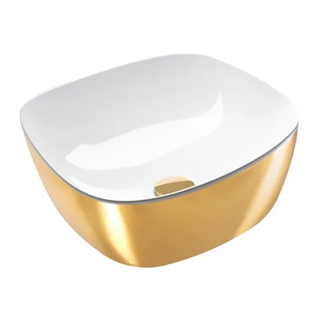 Раковина накладная на столешницу Catalano Gold & Silver 40 х 40 см (140APGRLXBO) фото 1 Aquada.com.ua