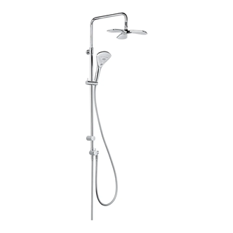 Fizz Dual Shower System 6709305-00 верхній душ+ручний душ Kludi НІМЕЧЧИНА