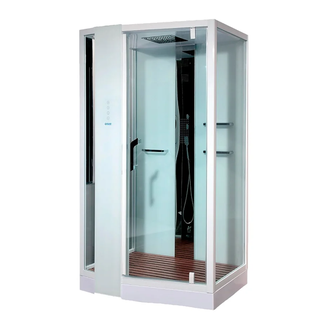 Паровой бокс Devit Soul 1200 × 900 х h2200 мм (стекло прозрачное) правое открывание (FEN8912WR) фото 1 Aquada.com.ua