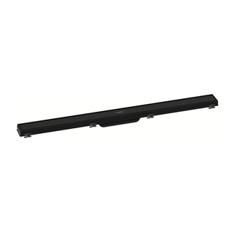 Трап для душа 90 см Hansgrohe RainDrain Match, чёрный матовый (56040670) фото 1 Aquada.com.ua