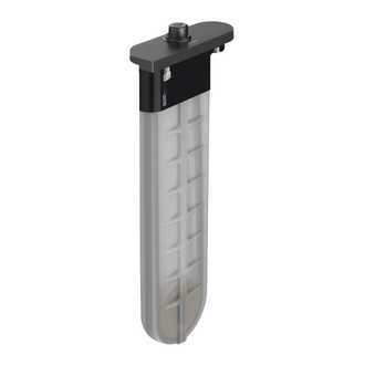 Шланг для лійки Hansgrohe SBox Square 1,45 м виразний в борт ванни, Brushed Black (28010340)