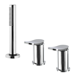 Fima Carlo Змішувач на борт ванни без виливу Fima Flo, хром (F3814/1CR) (F3814_1CR)