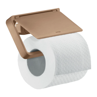 Бумагодержатель с крышкой Axor Universal Accessories (цвет - матовое красное золото) (42836310) фото 1 Aquada.com.ua