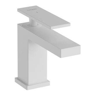 Кран для раковини тільки для холодної води 80 EcoSmart+ Hansgrohe Tecturis E (колір - білий матовий) 73013700