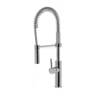 Смеситель для кухни с видвижным изливом Tres Citchen, хром (130485) фото 1 Aquada.com.ua