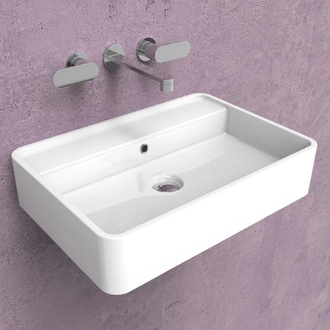 Умивальник підвісний Flaminia Miniwash 60х42, білий матовий (MW60S LATTE MILKY WHITE)