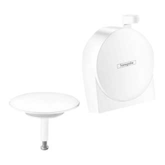 Накладки на слив-перелив для ванны Hansgrohe Exafill S (цвет - белый матовый) (58117700) фото 1 Aquada.com.ua