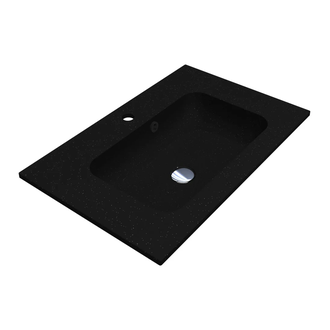 MIRAGGIO Умывальник DELLA 700 BLACK MIRASTONE (0000804)