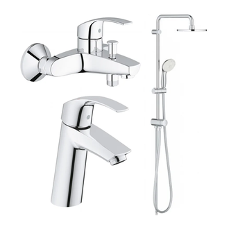 Grohe Набор смесителей для ванны с душевой системой Eurosmart (12324TS)