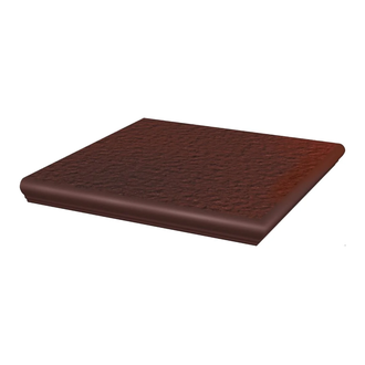 Сходинка з капіносом кутова Cloud Brown STR 33x33 код 7731 Ceramika Paradyz (Z---330X330-1-CLOU.BRKN)