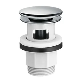 Донный клапан пластиковый, для раковины и биде Push-Open Push-Open Hansgrohe (50105000) фото 1 Aquada.com.ua