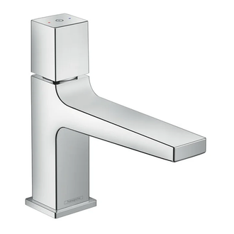 Смеситель для раковины Hansgrohe Metropol (цвет - хром), с донным клапаном Push-Open (32570000) фото 1 Aquada.com.ua