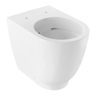 Унитаз напольный, Rimfree (безободковий) Geberit Acanto, горизонтальный выпуск (500.602.01.2) фото 1 Aquada.com.ua
