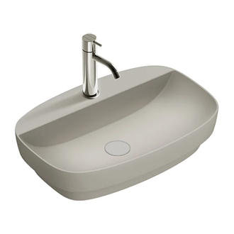 Раковина полувстраиваемая Catalano Green Lux Сolori 40 х 60 х h14 см, цвет - серый матовый 160GRLXNCS