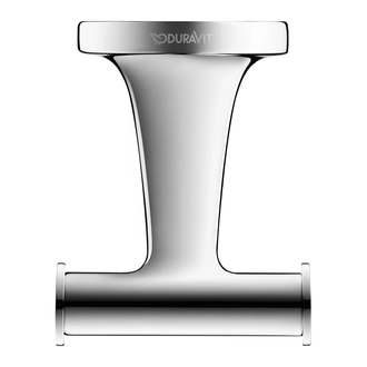 Крючок двойной Duravit Starck T, хром (0099301000) фото 1 Aquada.com.ua