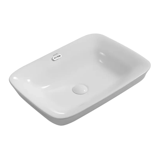 MIXXUS PREMIUM STYLE-1601 Раковина врезная, белая (MP6570)