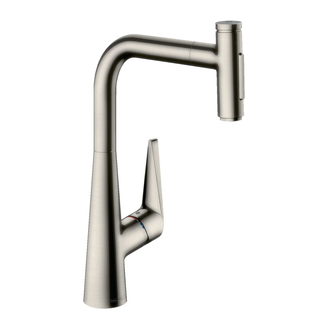 Смеситель для кухни 300 Hansgrohe Talis Select M51, 2jet (цвет - сталь) 72823800
