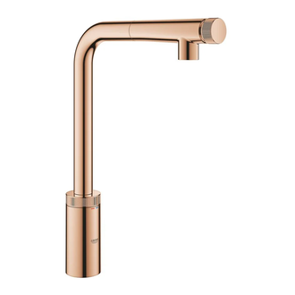 Змішувач для кухні Grohe Minta SmartControl з висувним аератором, бронза (31613DAO)