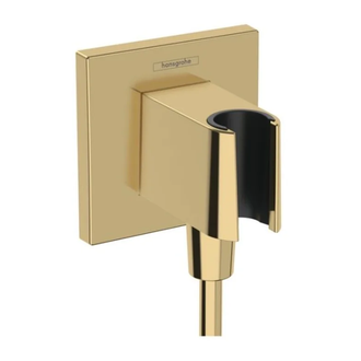 Шлангове підключення Hansgrohe FixFit Porter E з тримачем, Polished Gold Optic (26889990)