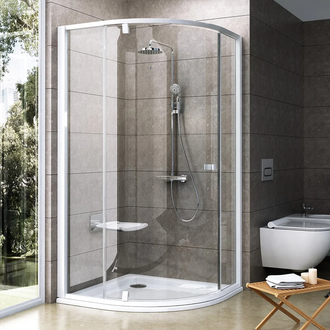 Душова кабіна напівкругла PIVOT PSKK3-90 Transparent, (37677101Z1) RAVAK