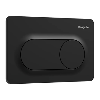 Hansgrohe iFrame Original S Кнопка змиву, Матовий чорний (66002670)
