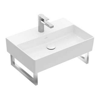 Раковина подвесная 50 х 42 см Villeroy & Boch Memento 2.0 (альпийский белый, с переливом) (4A225001) фото 1 Aquada.com.ua