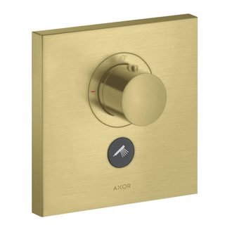 Термостат скрытого монтажа на 1 потребитель Axor ShowerSelect (цвет - матовая латунь) (36716950) фото 1 Aquada.com.ua