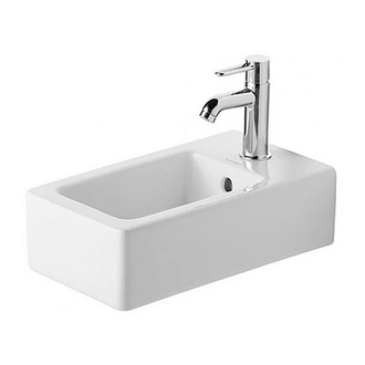 Раковина Duravit Vero 45х25 см (0702250000) фото 1 Aquada.com.ua