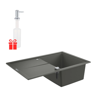 Набор Grohe мойка кухонная K400 31639AT0 + дозатор для моющего средства Contemporary 40536000 (31639AT040536000)
