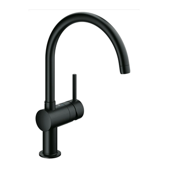 Змішувач кухонний одноважільний GROHE Minta, чорний (32917KS0)