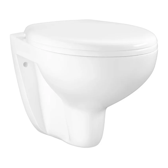 Унітаз підвісний Rimless (безободковий) Grohe Bau Ceramic в комплекті з сидінням Soft Close  39427000 + 39493000