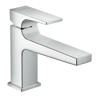 Смеситель для раковины Hansgrohe Metropol (цвет - хром), с донным клпаном Push-Open (32502000) фото 1 Aquada.com.ua