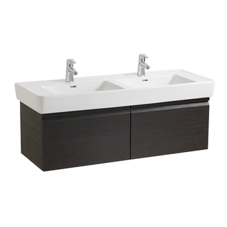 Тумба под умывальник 122 см Laufen Pro, венге (H4830810954231) фото 1 Aquada.com.ua