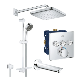 Душова система на 3 споживача прихованого монтажу Grohe SmartControl UA202801C3