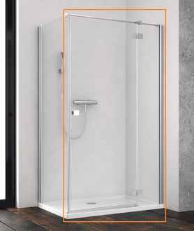 Душові двері Essenza New KDJ 100 праві, RADAWAY (385040-01-01R)