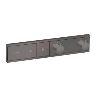 Термостат прихованого монтажу Hansgrohe RainSelect на 2 споживача, Brushed Black (15380340)