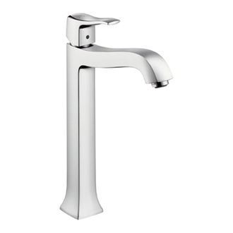 HANSGROHE Смеситель для раковины, однорычажный Metris Classic (31078000) фото 1 Aquada.com.ua