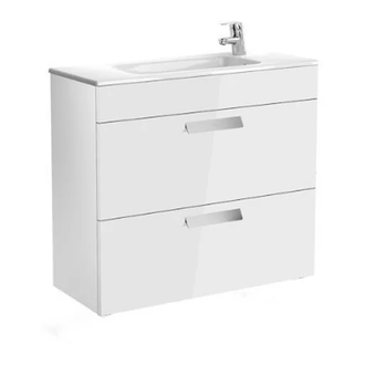 Умивальник Roca Debba 805х360 з тумбою під умивальник, білий (A855907806)